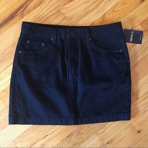 Forever 21 Black Jean Skirt